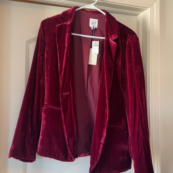 GAP Jackets & Blazers - Gap velvet blazer.